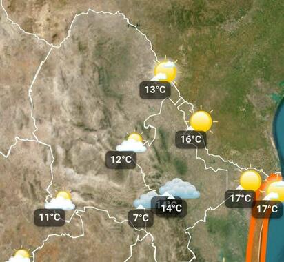 Frente frío desploma temperatura en Piedras Negras; prevén hasta 9 grados