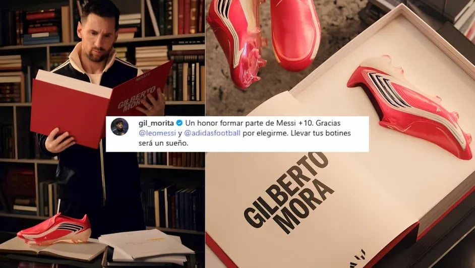 Mora agradece a Messi tras ser elegido para la campaña Messi+10