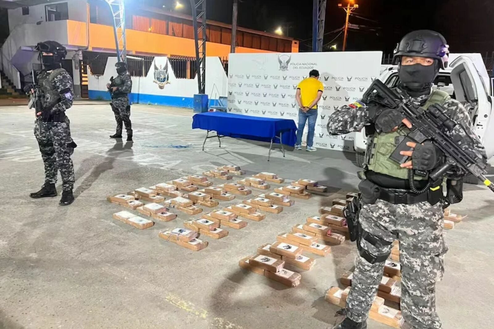 Golpe al narcotráfico en Ecuador: decomisan cargamento de cocaína en Esmeraldas