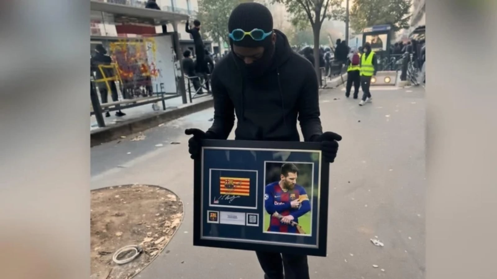 Saqueos en París: sustraen objetos autografiados de Lionel Messi