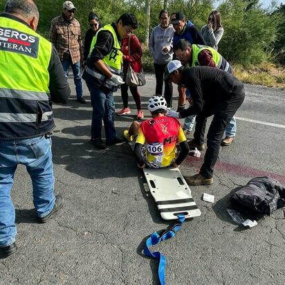 Ciclista de 67 años resulta herido tras caer en carretera Sauz-Palaú