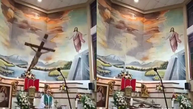 Tragedia en plena misa: una cruz cae sobre un sacerdote en Guayaquil