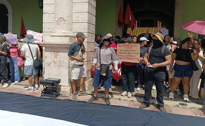 Al grito de 'fuera Israel de Yucatán', marchan en apoyo a Palestina