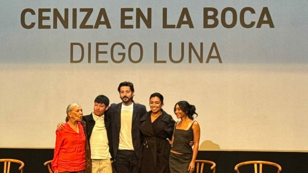Presenta Diego Luna "Ceniza en la boca" en Morelia