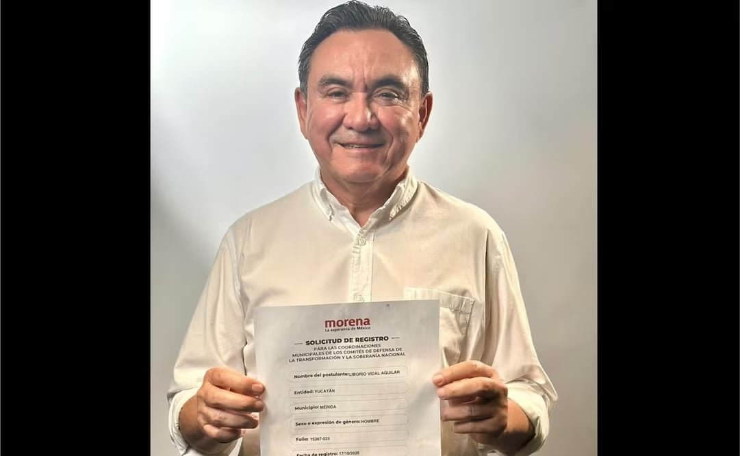 Exalcalde Liborio Vidal anuncia su incorporación a Morena