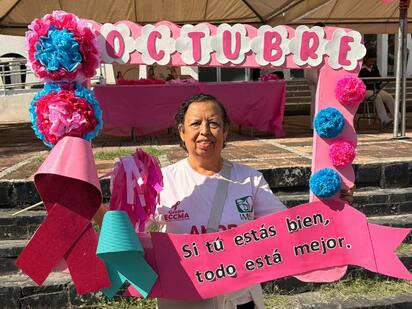 Tras superar el cáncer de mama hace 15 años, Olivia Valdés enfrenta una metástasis con fe, tratamiento y apoyo familiar.  Olivia Valdés tenía una historia