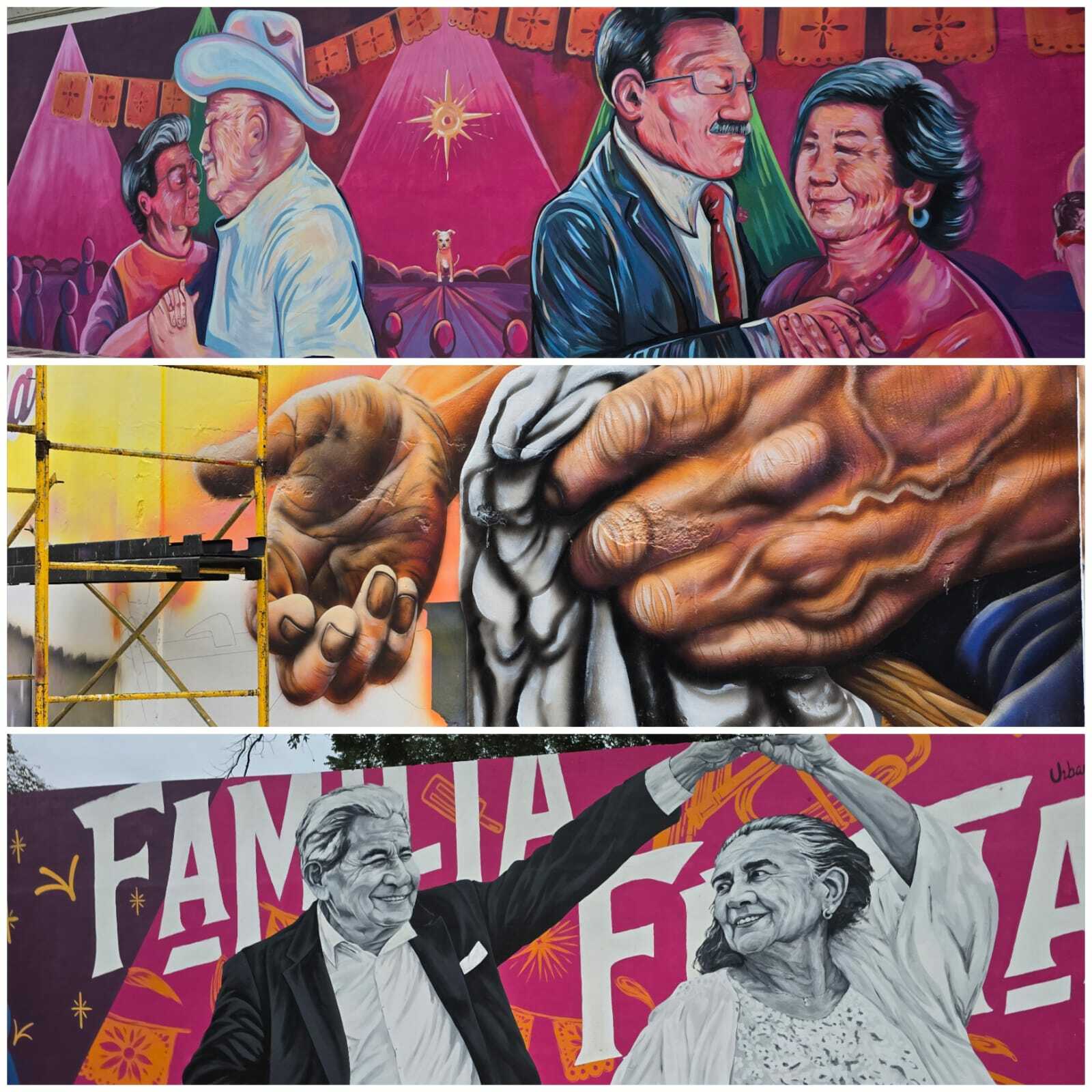 Murales dan vida a las tradiciones y oficios de Piedras Negras