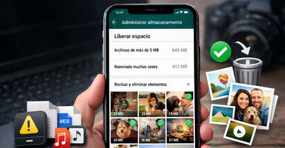 Cómo liberar espacio en WhatsApp sin borrar tus chats