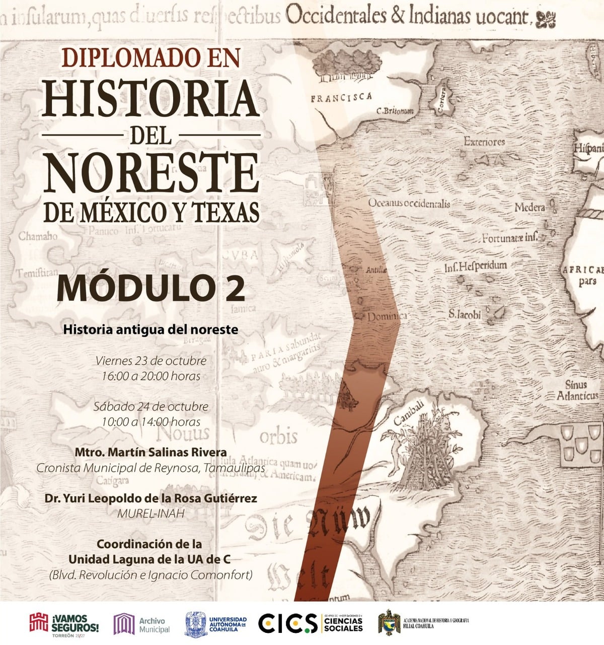 Continúa diplomado en historia del noreste de México y Texas