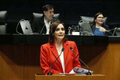 Lilly Téllez y Alito Moreno: Sheinbaum descarta llevar el debate político a la FGR