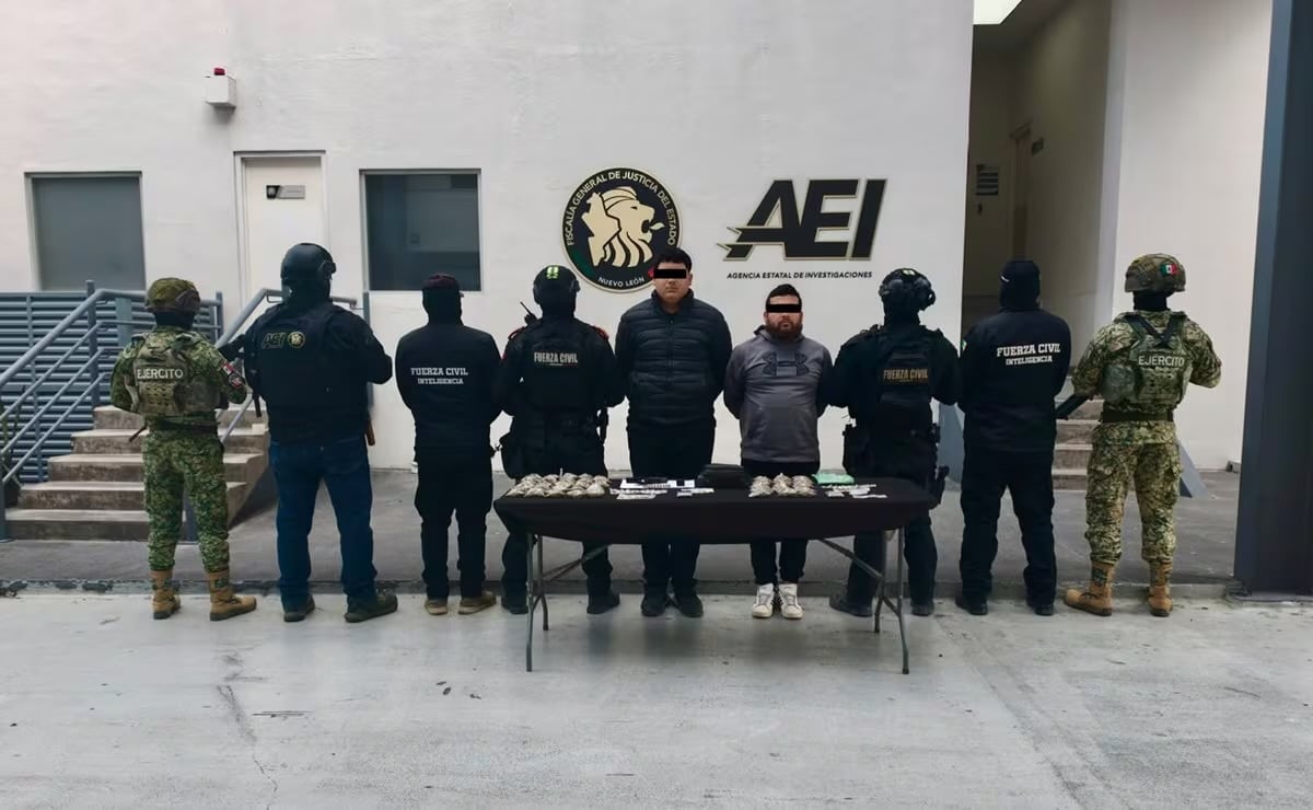 Capturan a presunto líder criminal y ocho sospechosos en Nuevo León