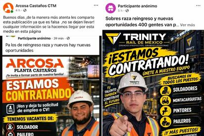 EMPLEO Publicaciones anónimas ofrecen empleos inexistentes y movilizan a trabajadores; la CTM pide verificar información para evitar fraudes. La difusión de falsas