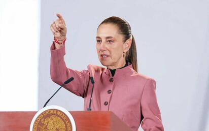 Claudia Sheinbaum lidera en octubre la evaluación ciudadana de mandatarios latinoamericanos, según un sondeo de CB Global Data.  La presidenta de México obtuvo