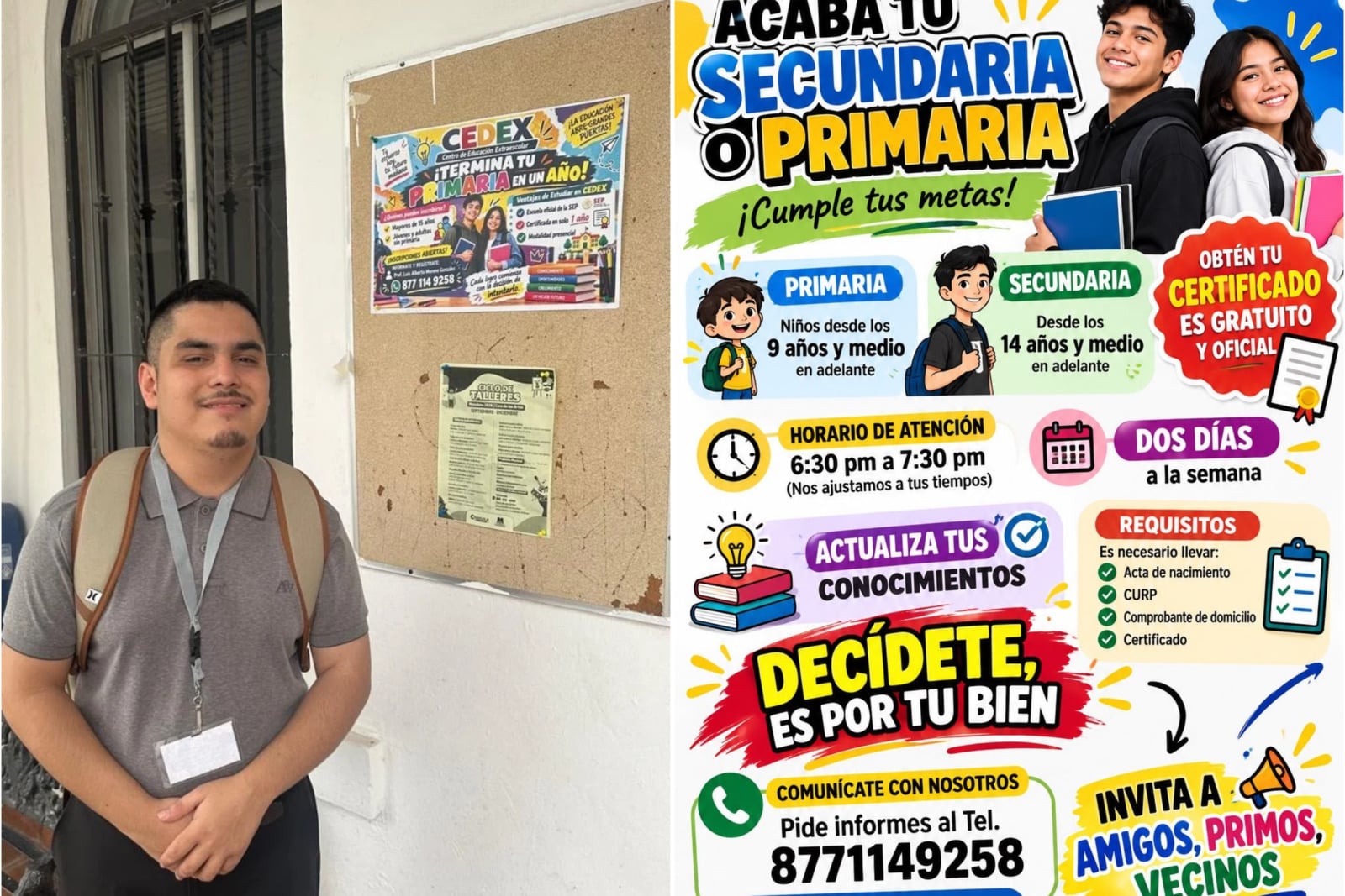 Monclovenses podrán terminar primaria y secundaria gratis