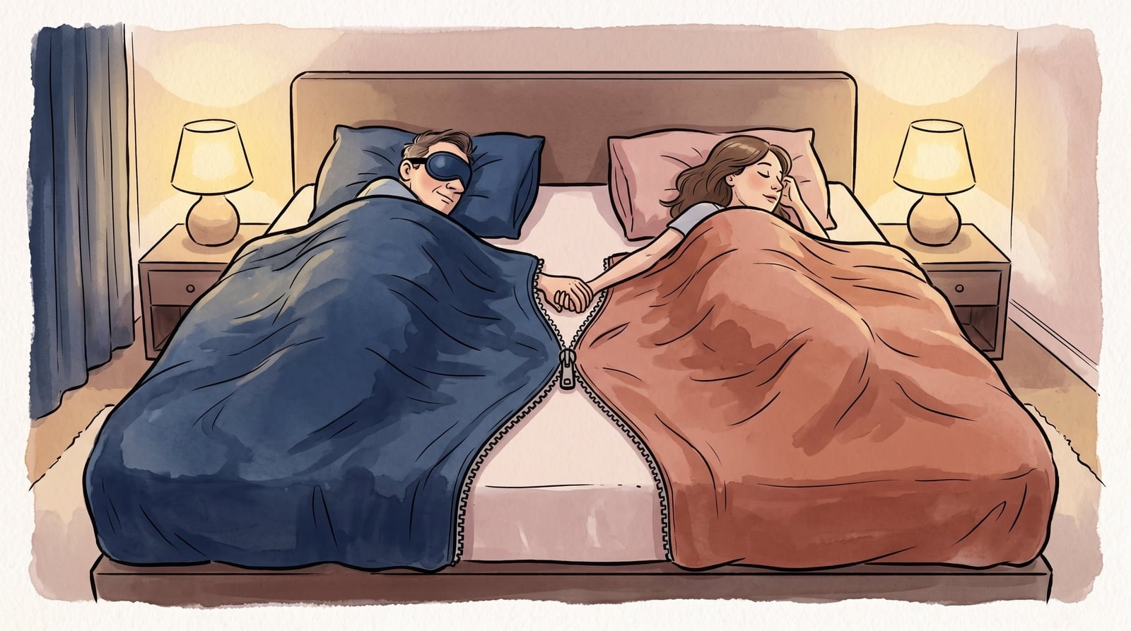 Dormir en camas separadas: cómo influye el descanso en la relación de pareja