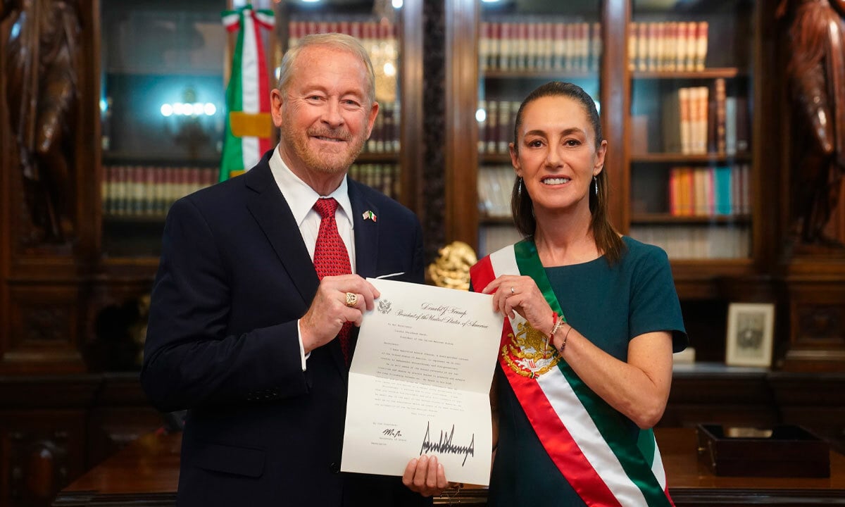 Entre acuerdos y diferencias: el mensaje de Sheinbaum al embajador de Estados Unidos