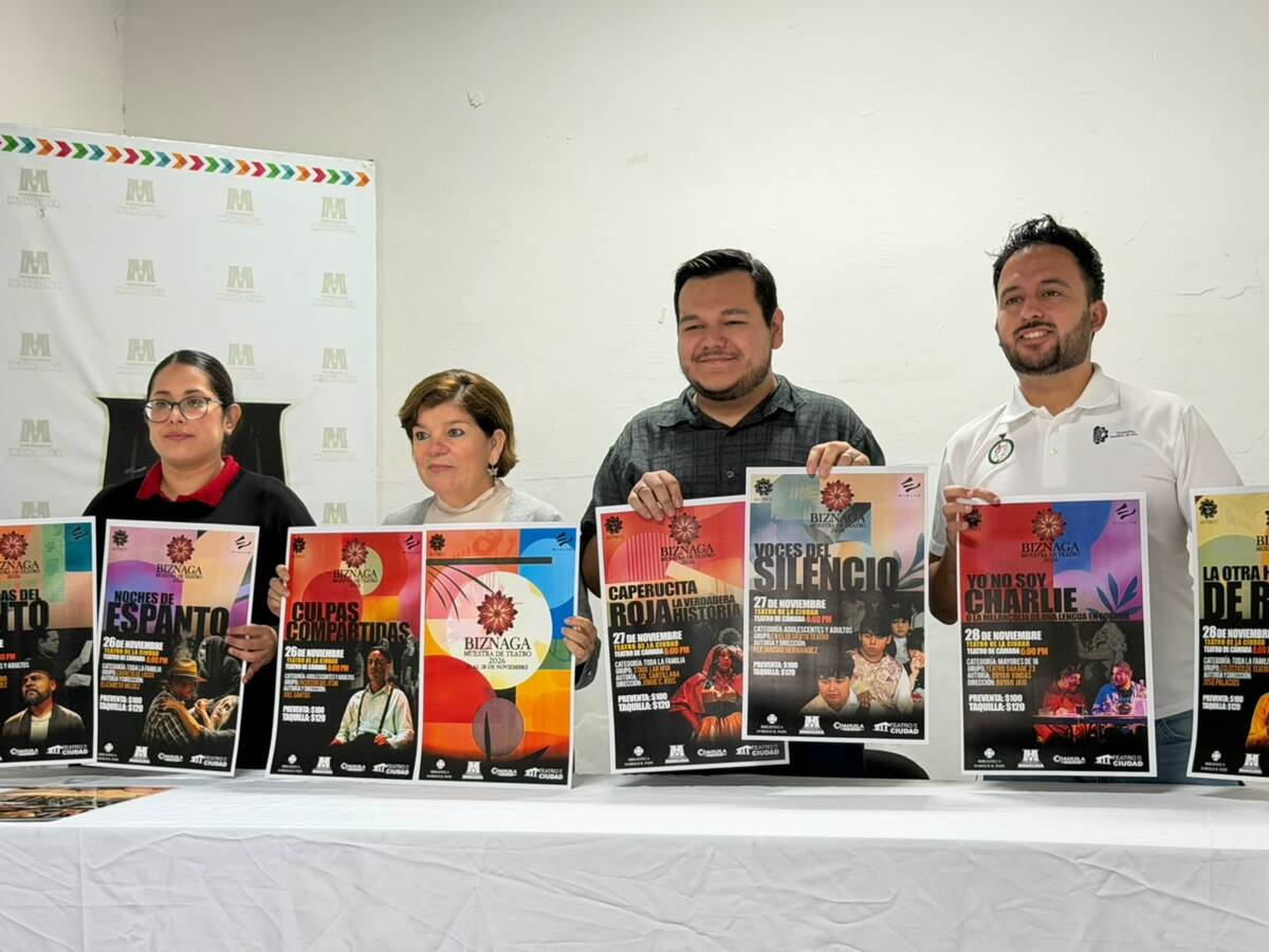 Llega a Monclova la tercera edición de Biznaga con ocho propuestas teatrales
