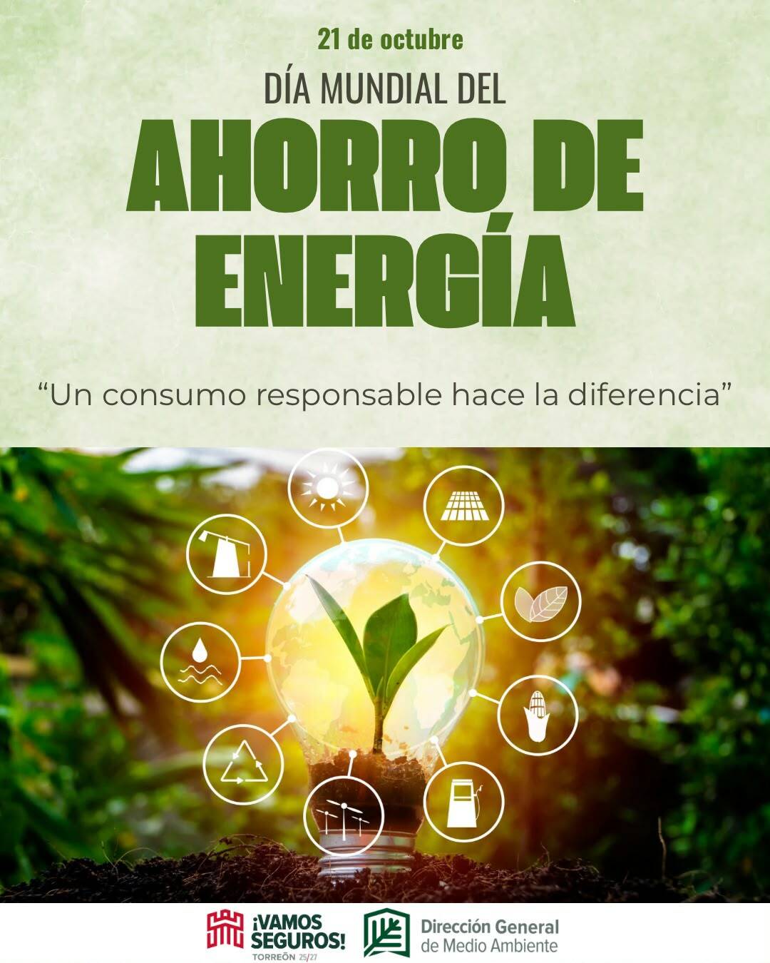 Medio Ambiente invita a sumarse al ahorro de energía