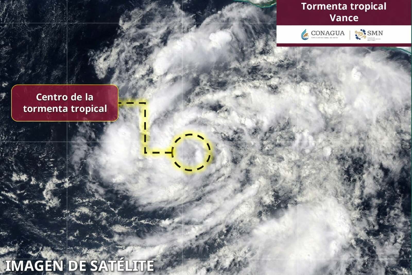 Se forma la tormenta tropical "Vance" en el Pacífico: esto se sabe sobre su trayectoria