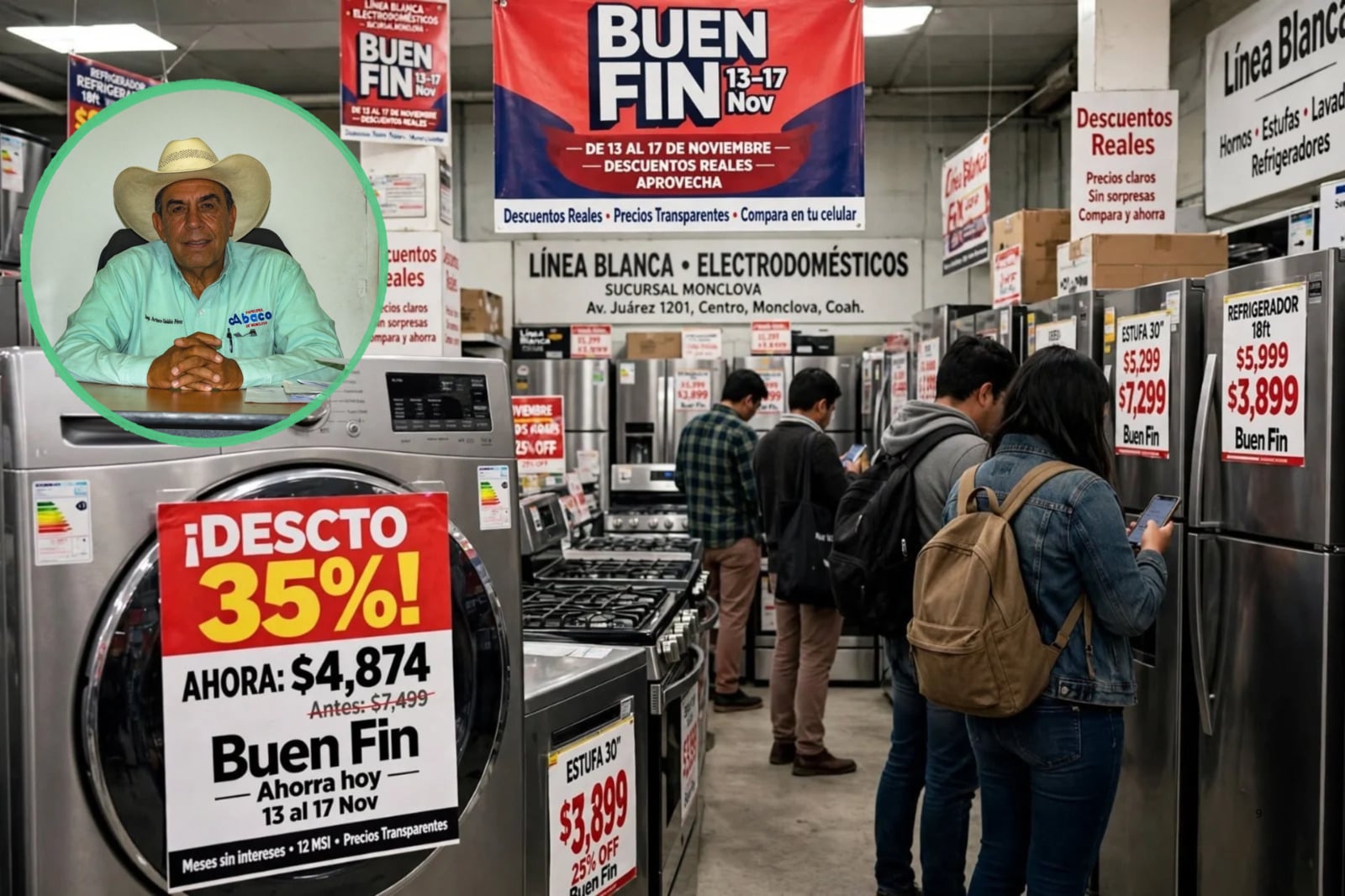 Pide Canaco a comerciantes no simular descuentos durante el Buen Fin