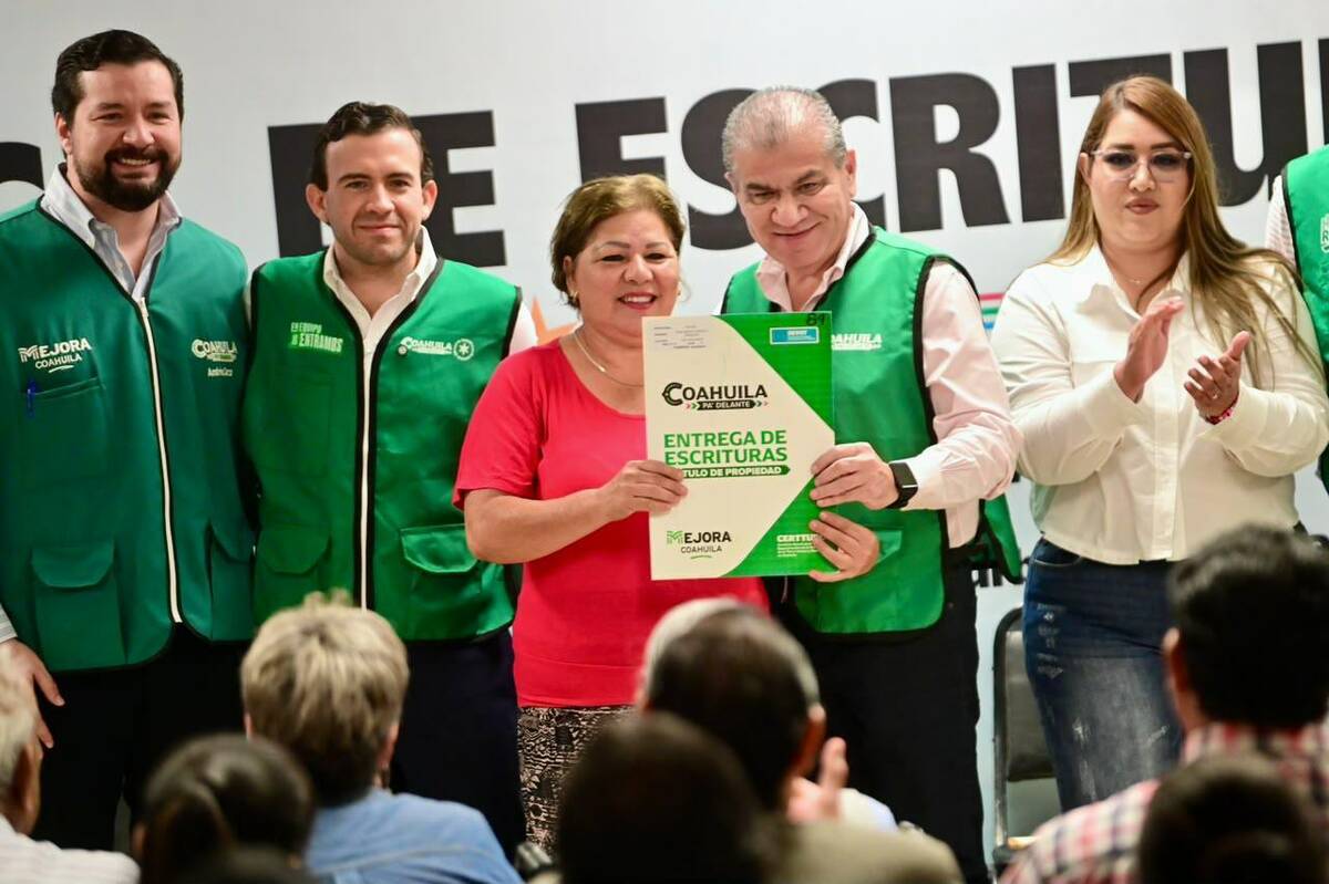 Entrega de escrituras