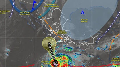 El ciclón se encontraba frente a las costas de Guerrero y Colima, mientras el SMN pronosticó lluvias, fuertes vientos y oleaje elevado en distintas regiones.