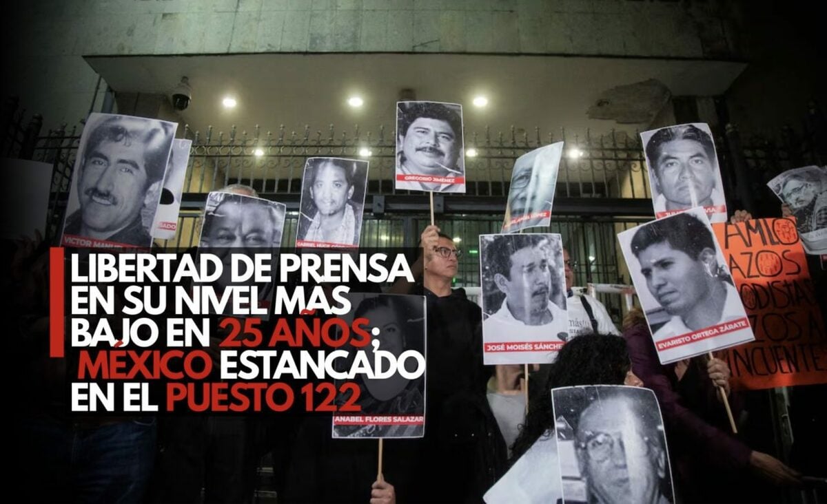 México ocupa el lugar 122 en libertad de prensa, advierte la SIP