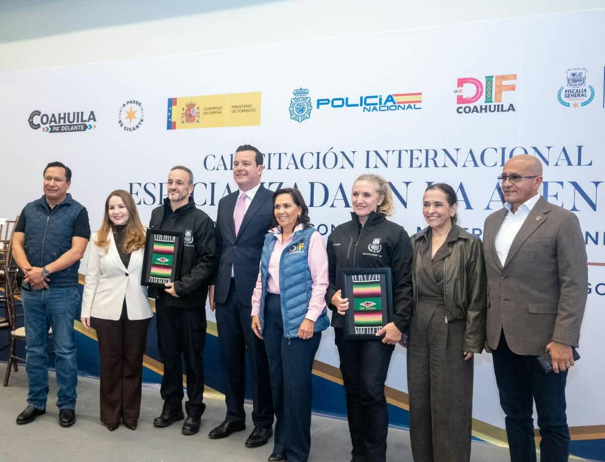 Fortalecen en Coahuila capacitación policial con apoyo de España y participación de 16 estados