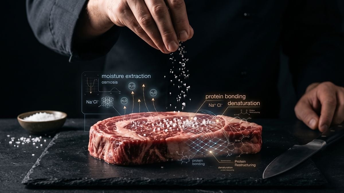 Cuándo salar la carne, el pescado y otros alimentos para conservar su textura