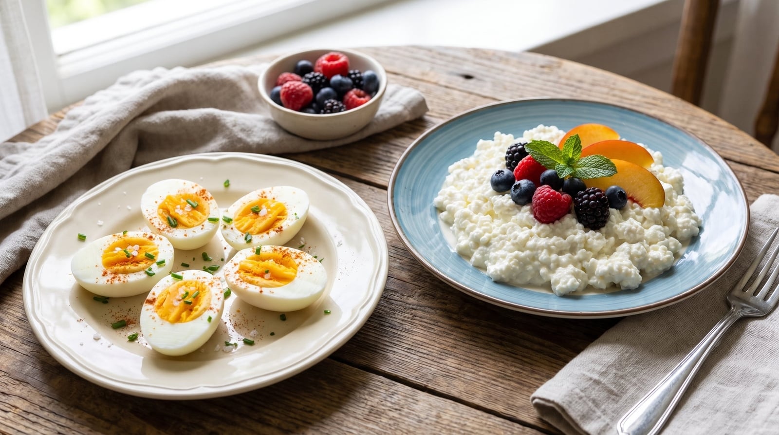 Huevo duro o queso cottage: ¿Cuál es mejor para la salud cardiovascular?