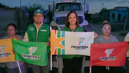 Los trabajos beneficiarán a 184 habitantes de 40 viviendas e incluyen la instalación de 15 luminarias para mejorar la iluminación de las calles.  Frontera,