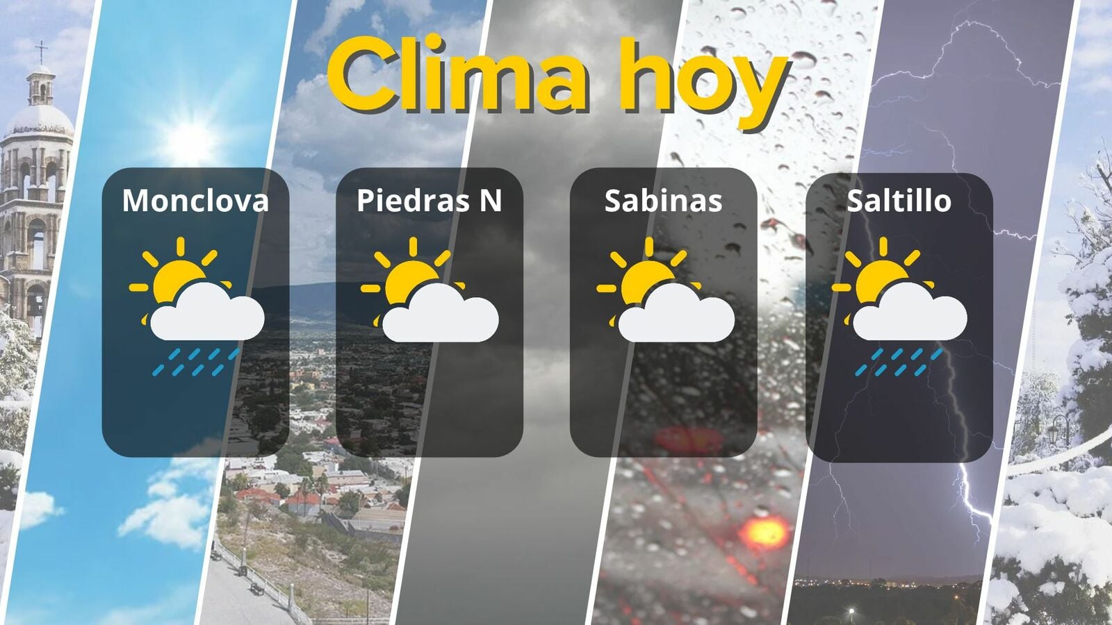 Pronóstico del tiempo en Coahuila: temperaturas de hasta 29 °C y vientos fuertes
