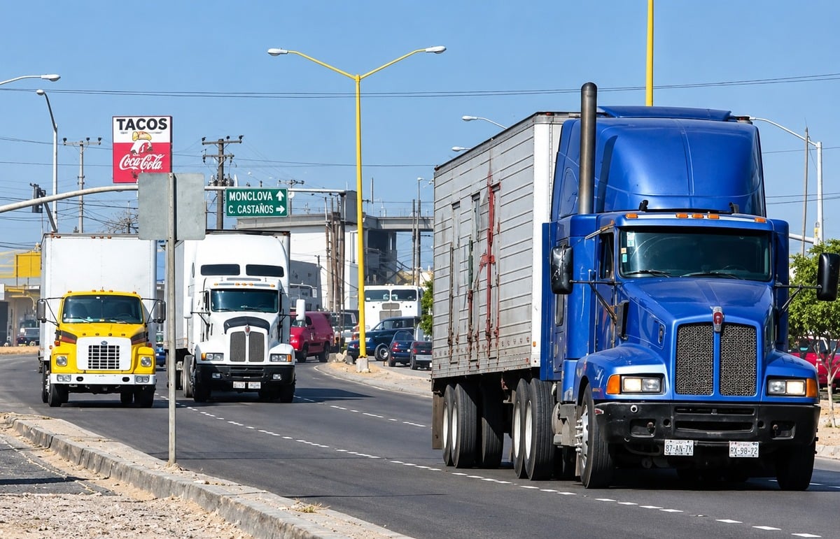 Transportistas prevén bloqueo en la carretera 57 con 20 unidades