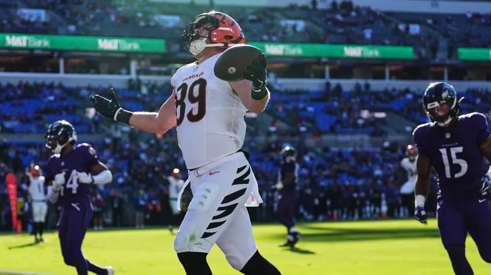Burrow lidera la espectacular remontada de Bengals sobre Ravens