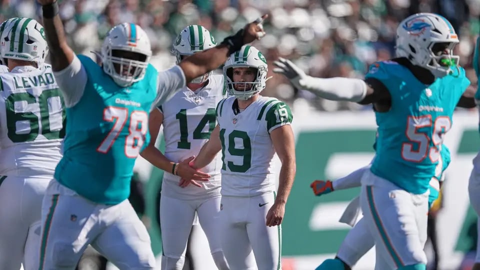 Dolphins logran su primera victoria al vencer 28-25 a Jets