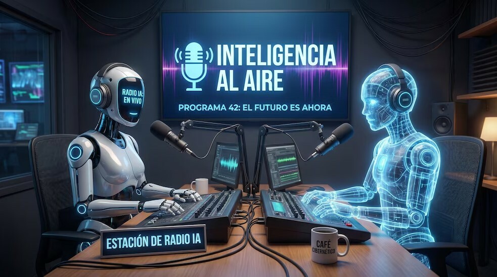 Radio de Los Ángeles aumenta su audiencia joven 84.9% con una copresentadora de IA