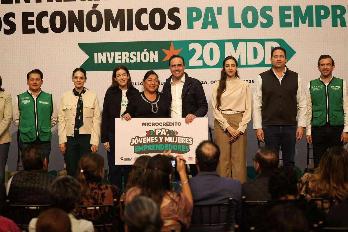 Seguimos apoyando a jóvenes y mujeres y emprendedoras: Manolo