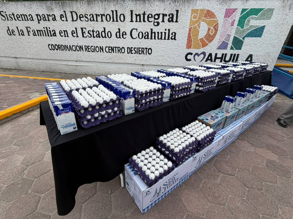 Distribuirán 40 mil apoyos de leche y huevo en Monclova