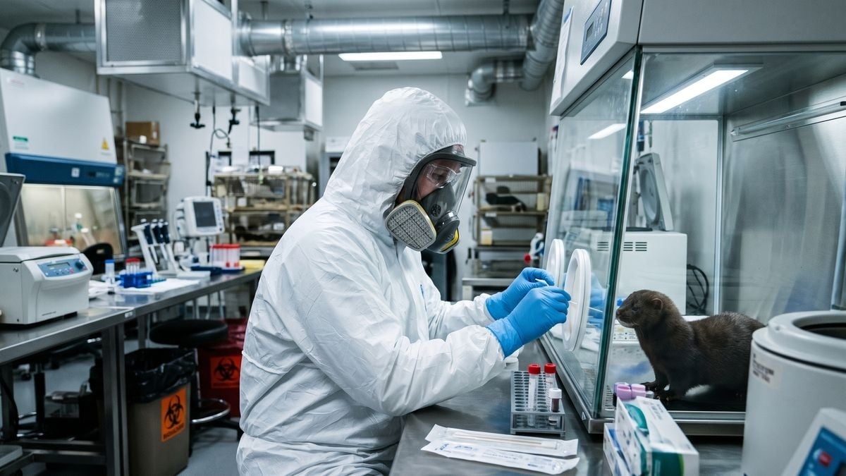 Gripe aviar H5N1 en visones de Utah genera preocupación por su posible adaptación a mamíferos