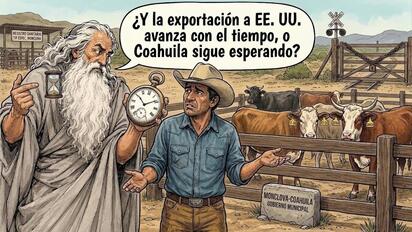 Cronos - Caricatura editorial... Ganaderos o se aclimatan o se acli...siguen esperando
