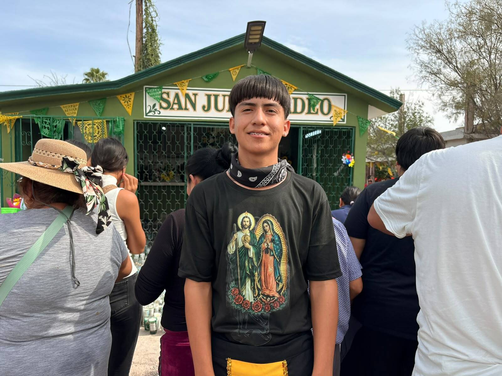 Edwin danza por amor a San Judas Tadeo