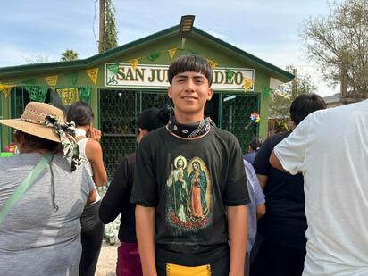 Edwin danza por amor a San Judas Tadeo