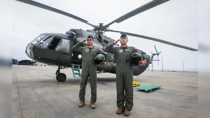 El Ministerio de Defensa peruano presentó un helicóptero Mi17 para trasladar al pontífice durante su visita del 11 al 16 de noviembre, con apoyo de aeronaves