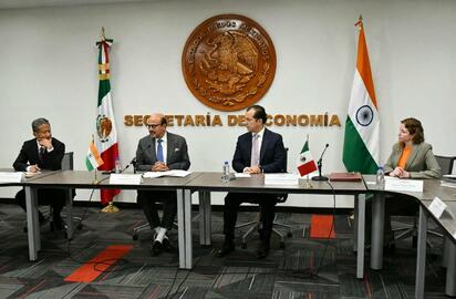 FINANZAS México e India establecieron las bases para negociar un acuerdo comercial que busca ampliar las oportunidades económicas entre ambas naciones.  México e India