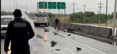 Bomberos alertan por riesgos al conducir bajo la lluvia