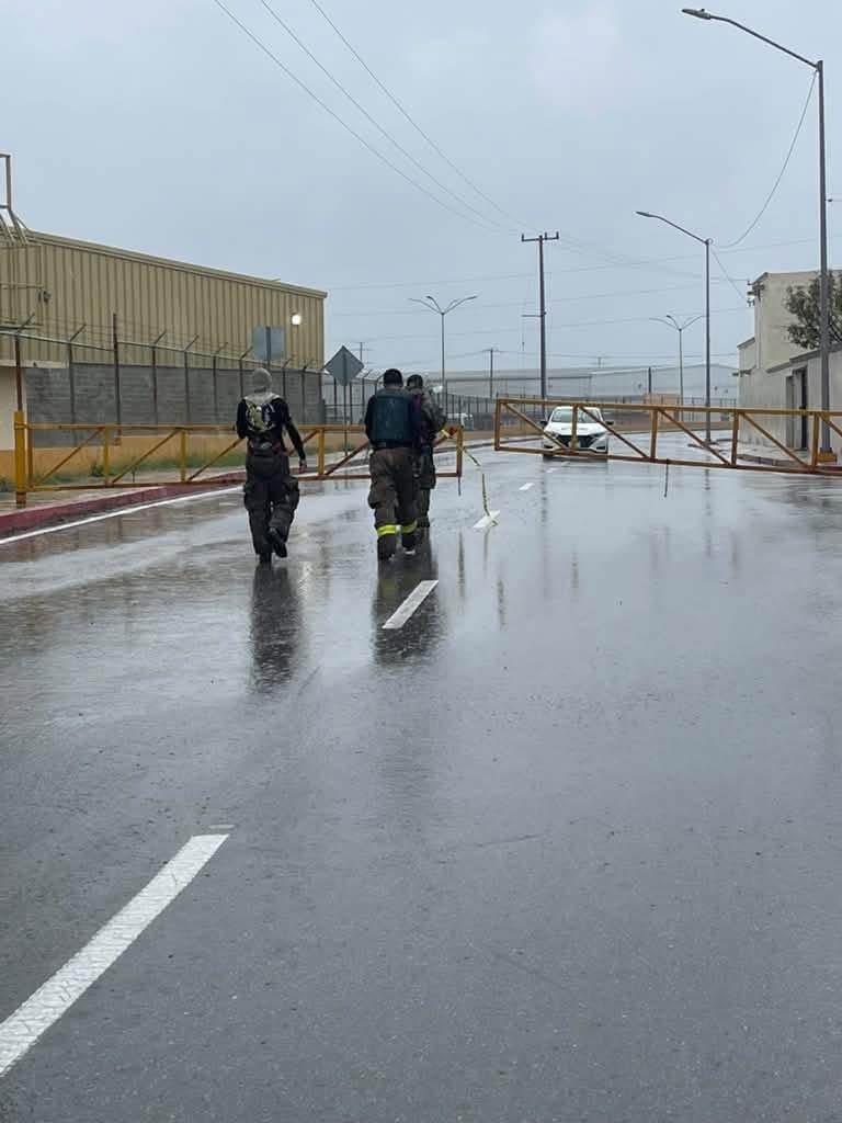 Lluvia: Las precipitaciones generaron la movilización de los cuerpos de emergencia.
