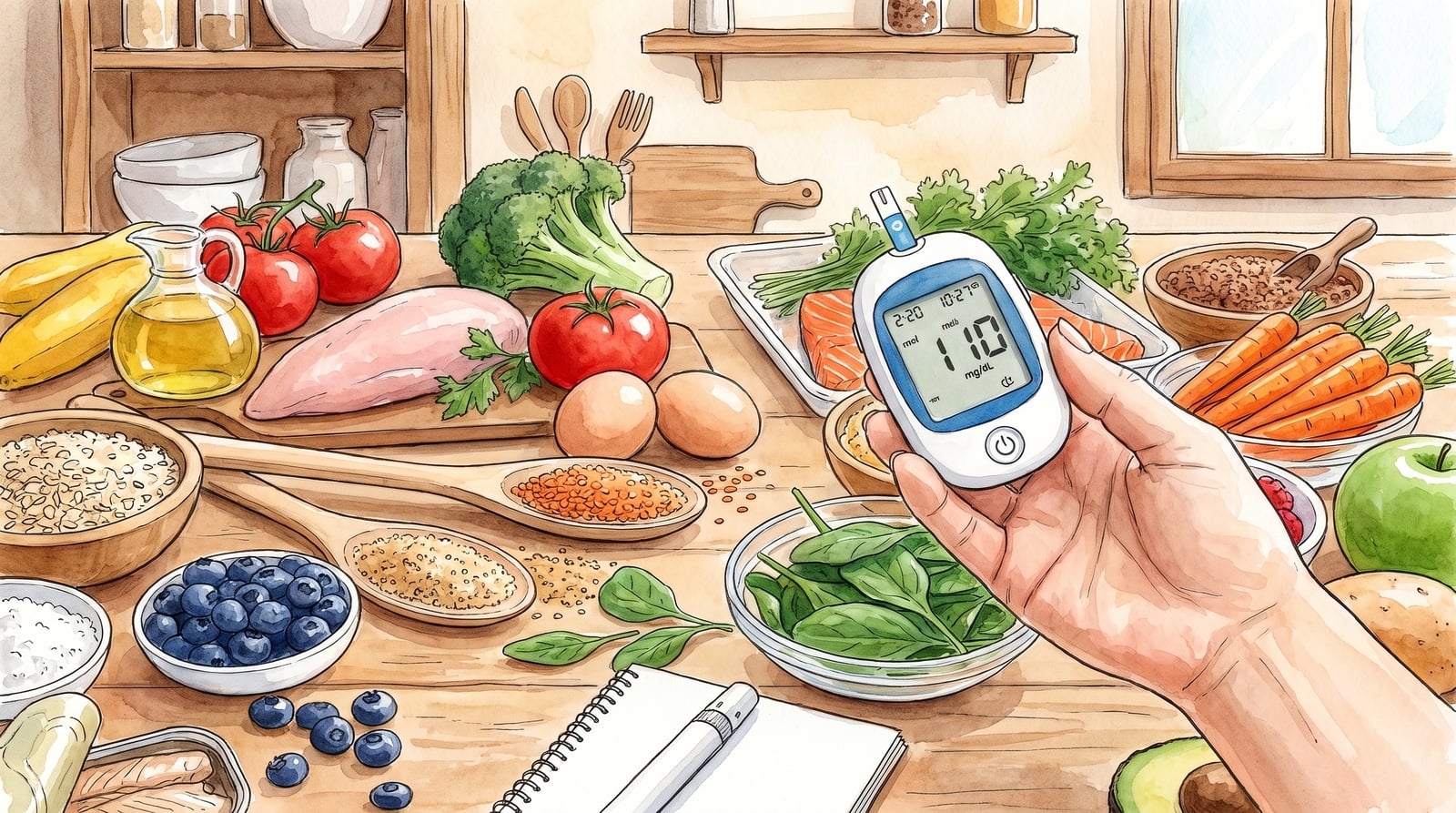 Picos de glucosa después de comer: cuándo son normales y cuándo requieren atención