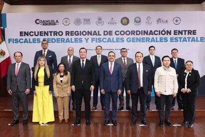 Fortalecen coordinación entre Fiscalías Federales y Estatales para reforzar la seguridad en la región noreste