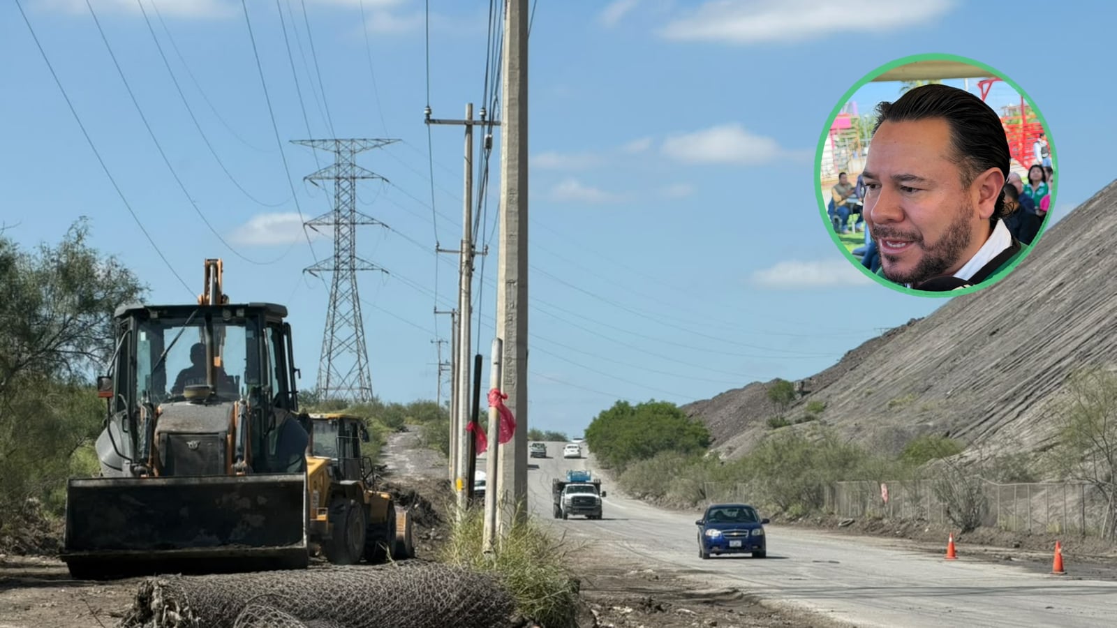 Gobierno estatal impulsa rehabilitación de vialidades en la Región Centro Desierto