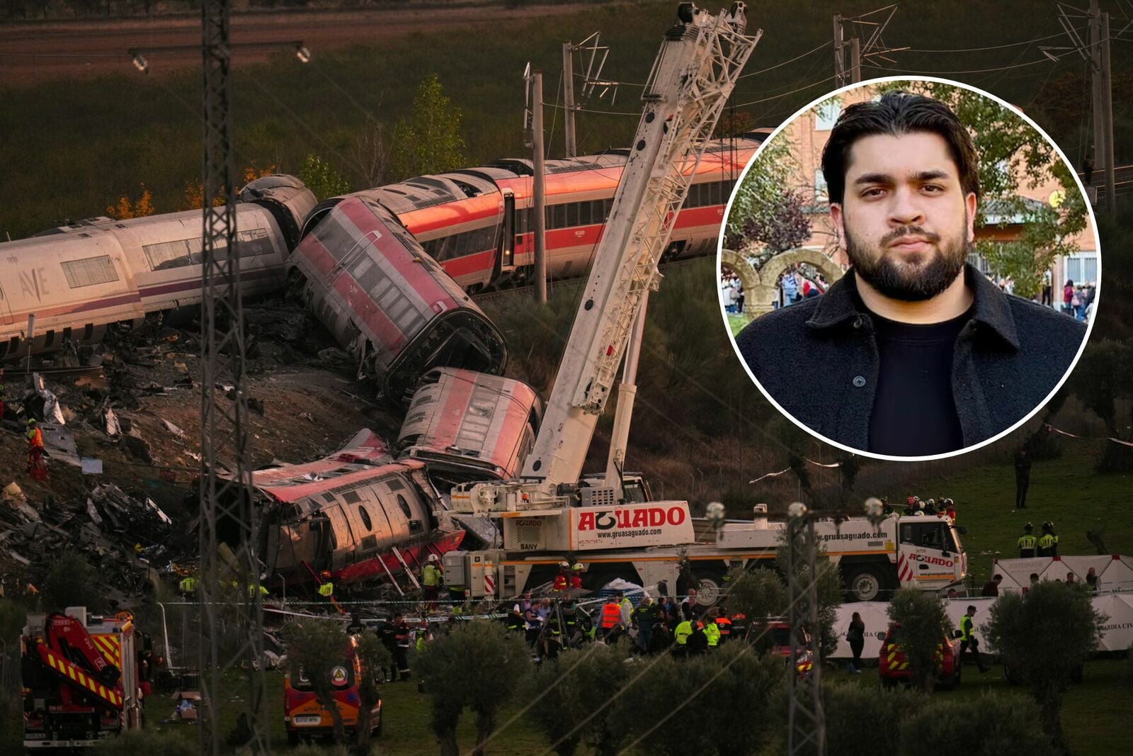 Joven mexicano se salva de accidente ferroviario en España por quedarse dormido